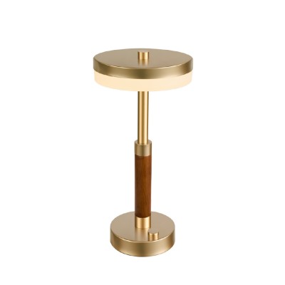 ΕΠΙΤΡΑΠΕΖΙΟ ΦΩΤΙΣΤΙΚΟ ΧΡΥΣΟ ΑΛΟΥΜΙΝΙΟΥ ASIAN-LED SMD 11W DIMMABLE 2700K 715LM IP20 164X350MM