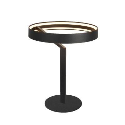 ΕΠΙΤΡΑΠΕΖΙΟ ΦΩΤΙΣΤΙΚΟ SAND ΜΑΥΡΟ ΑΛΟΥΜΙΝΙΟΥ ROLLIE-LED SMD 29W DIMMABLE 2700K 1450LM IP20 385X485MM