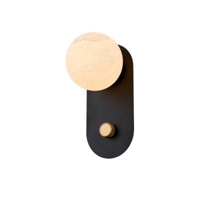 ΕΠΙΤΟΙΧΟ ΦΩΤΙΣΤΙΚΟ SAND ΜΑΥΡΟ ΑΛΟΥΜΙΝΙΟΥ MARBELLA-LED 11W DIMMABLE 2700K 715LM IP20 140X182X300MM