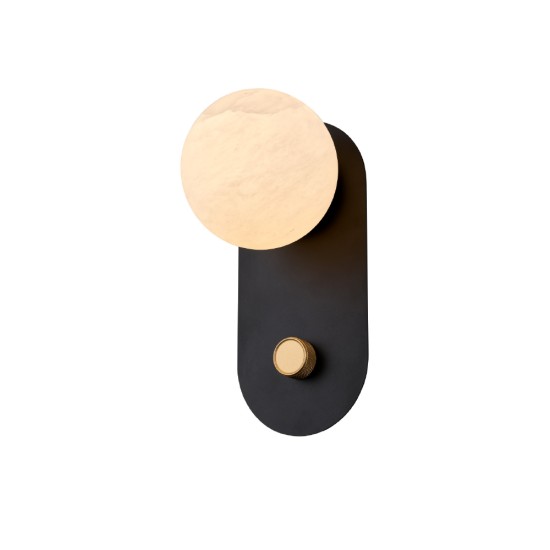 ΕΠΙΤΟΙΧΟ ΦΩΤΙΣΤΙΚΟ SAND ΜΑΥΡΟ ΑΛΟΥΜΙΝΙΟΥ MARBELLA-LED 11W DIMMABLE 2700K 715LM IP20 140X182X300MM