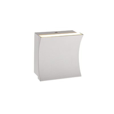 ΕΠΙΤΟΙΧΟ ΦΩΤΙΣΤΙΚΟ SAND ΛΕΥΚΟ ΑΛΟΥΜΙΝΙΟΥ CHESSY-LED SMD 7W CCT 350Lm IP20 105X105X55MM