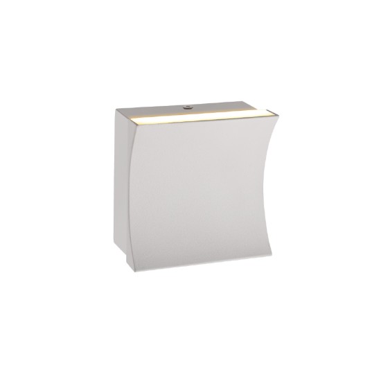 ΕΠΙΤΟΙΧΟ ΦΩΤΙΣΤΙΚΟ SAND ΛΕΥΚΟ ΑΛΟΥΜΙΝΙΟΥ CHESSY-LED SMD 7W CCT 350Lm IP20 105X105X55MM