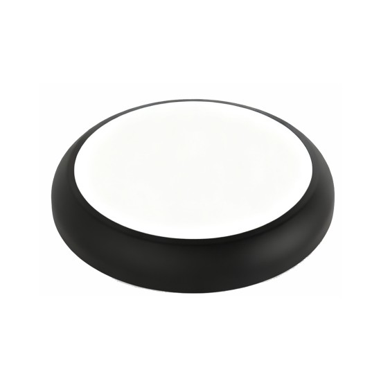 LED ΠΛΑΦΟΝ. CORDIN ΕΝΑΛΛΑΓΗΣ 16W 1920lm/14W 1680lm/8W 1000lm 220-240V 5CCT 120° IP65 Φ316x74mm ΜΑΥΡΟ