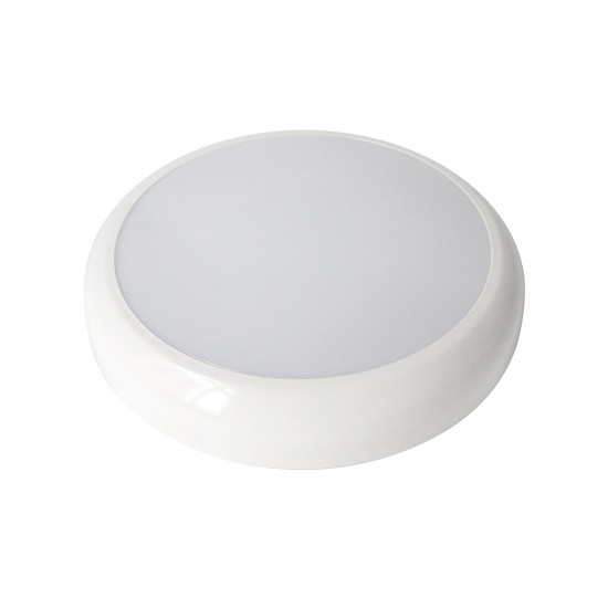 LED ΠΛΑΦΟΝ. CORDIN ΕΝΑΛΛΑΓΗΣ 16W 1920lm/14W 1680lm/8W 1000lm 220-240V 5CCT 120° IP65 Φ316x74mm ΛΕΥΚΟ