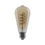 LED FILAMENT E27 DIM ST64 AMBER SPIRAL 4W 1800K 230V AC 270LM RA80 LED FILAMENT E27 DIM ST64 AMBER SPIRAL 4W 1800K 230V AC 270LM RA80
