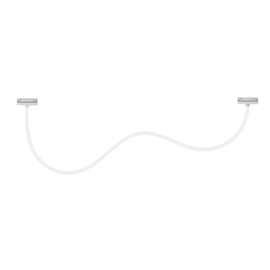 MATTE WHITE MAGNETIC NEON LUMINAIRE 48V DC 40W 3000K 3000LM 360° RA90 Φ22*2000ΜΜ