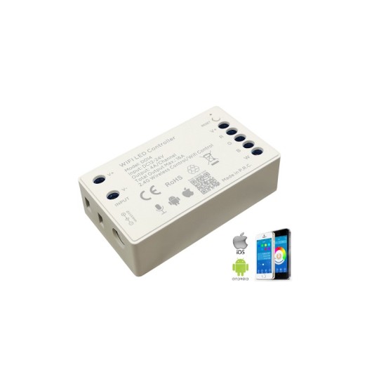 WIFI TUYA LED RGBW CONTROLLER 16A 192W/12V 384W/24V WIFI TUYA LED RGBW CONTROLLER 16A 192W/12V 384W/24V