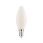 LED FILAMENT E14 CANDLE FROSTY 4W 2700K 230V AC 390LM RA80