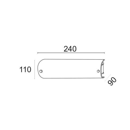 ΑΠΛΙΚΑ 1X40W E14 11X9X25cm MAN