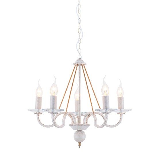 ΚΡΕΜΑΣΤΟ 5ΧΕ14 ΜΕΤΑΛ ΠΑΤΙΝΑ ΛΕΥΚΟ ΧΡΥΣΟ+ΚΡΥΣΤΑΛ Φ51ΧΗ102CM GEISHA