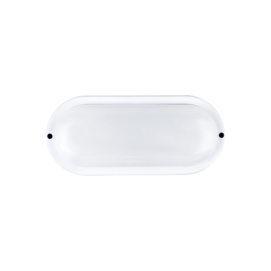 LED PC WHITE WALL LUMINAIRE 230V AC IP65 20W 1800lm 6000K 110° Ra80