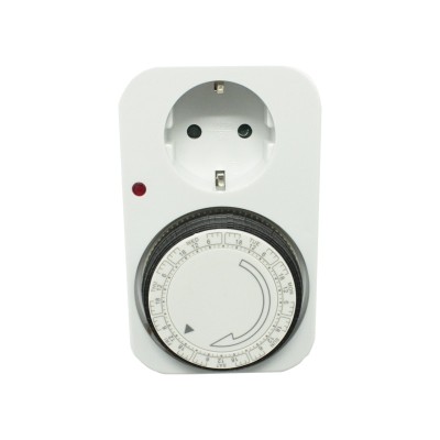 MECHANICAL DAILY TIME SWITCH, SCHUKO SOCKET MECHANICAL DAILY TIME SWITCH, SCHUKO SOCKET