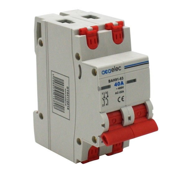 SWITCH DISCONNECTOR 2P 40A SWITCH DISCONNECTOR 2P 40A