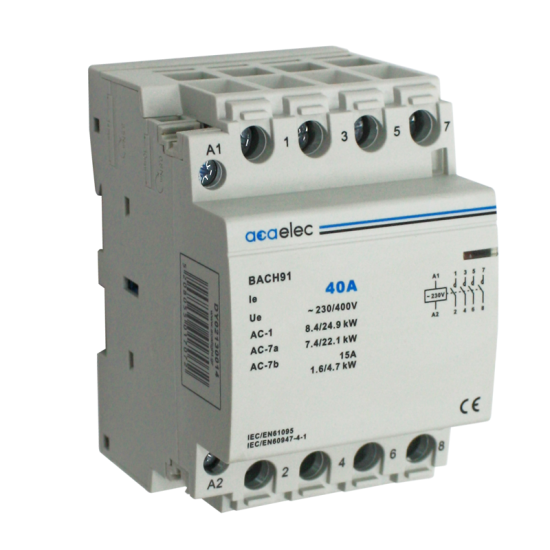 CONTACTOR 40A 4NO 230V 3M 