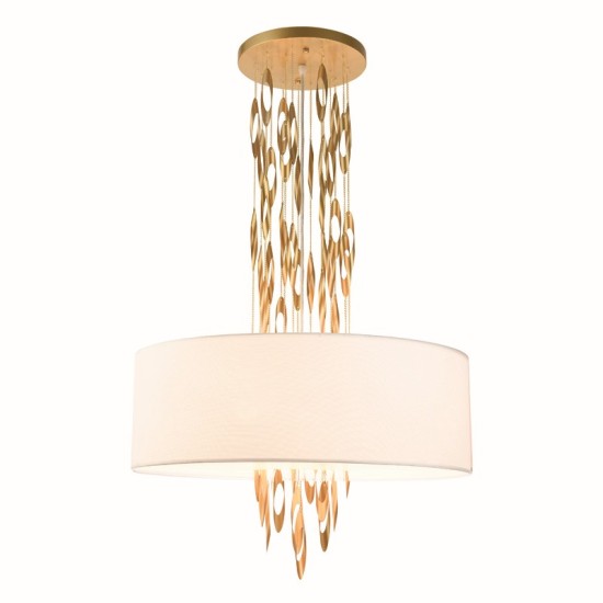 ΚΡΕΜΑΣΤΟ ΦΩΤΙΣΤΙΚΟ 5ΧΕ14  ΧΡΥΣΟ ΜΕΤ/ΚΟ + ΛΕΥΚΟ ΥΦΑΣΜΑ D60XH100CM