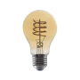 LED FILAMENT E27 DIM A60 AMBER SPIRAL 4W 1800K 230V AC 270LM RA80