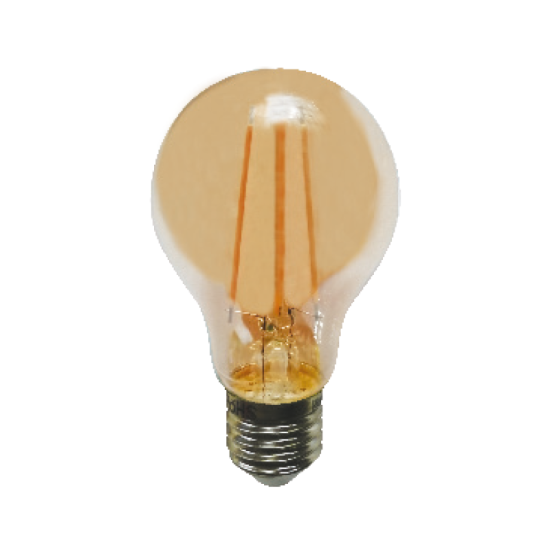 LED FILAMENT E27 STEP-DIM A60 AMBER 8W 2700K 230V AC 940LM RA80