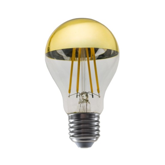 LED FILAMENT E27 DIM A60 GOLD 8W 2700K 230V AC 900LM RA80 LED FILAMENT E27 DIM A60 GOLD 8W 2700K 230V AC 900LM RA80
