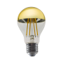 LED FILAMENT E27 DIM A60 GOLD 8W 2700K 230V AC 900LM RA80