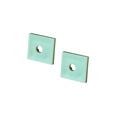 SET OF PLASTIC END CAPS FOR P135/A, 2PCS WITH HOLE SET OF PLASTIC END CAPS FOR P135/A, 2PCS WITH HOLE
