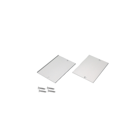 SET OF METAL END CAPS FOR P224, 2PCS WITHOUT HOLE 