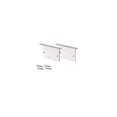 SET OF METAL END CAPS FOR P281, 2 PCS WITHOUT HOLE   SET OF METAL END CAPS FOR P281, 2 PCS WITHOUT HOLE