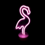 FLAMINGO, 49 NEON LED LIGHTS WITH BATTERY (3xAA)/USB, PΙΝΚ, IP20, 16x10x28.5cm