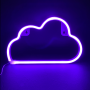 CLOUD, 48 NEON LED LIGHTS WITH BATTERY (3xAA)/USB, PURPLE, IP20, 29.5x2x18.5cm