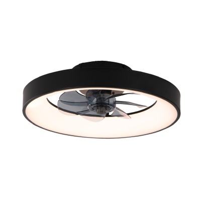 ΑΝΕΜΙΣΤΗΡΑΣ ΟΡΟΦΗΣ 20 DIM ΜΑΥΡΟΣ 7 ΠΤΕΡΥΓΙΑ ABS ΤΗΛΕΧΕΙΡΙΣΤΗΡΙΟ& ΧΡΟΝΟΔΙΑΚΟΠΤΗ LED 34W 3332L Φ300mm