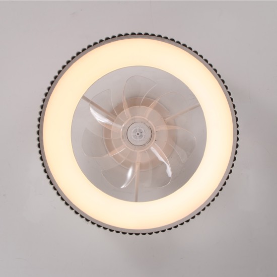 ΑΝΕΜΙΣΤΗΡΑΣ ΟΡΟΦΗΣ 20 DIM ΜΑΥΡΟΣ 7 ΠΤΕΡΥΓΙΑ ABS ΤΗΛΕΧΕΙΡΙΣΤΗΡΙΟ& ΧΡΟΝΟΔΙΑΚΟΠΤΗ LED 34W 3332L Φ300mm