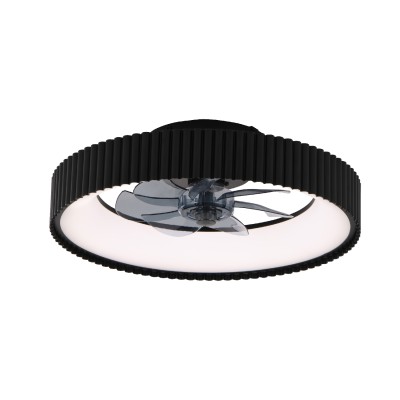 ΑΝΕΜΙΣΤΗΡΑΣ ΟΡΟΦΗΣ 20 DIM ΜΑΥΡΟΣ 7 ΠΤΕΡΥΓΙΑ ABS ΤΗΛΕΧΕΙΡΙΣΤΗΡΙΟ& ΧΡΟΝΟΔΙΑΚΟΠΤΗ LED 34W 3332L Φ300mm