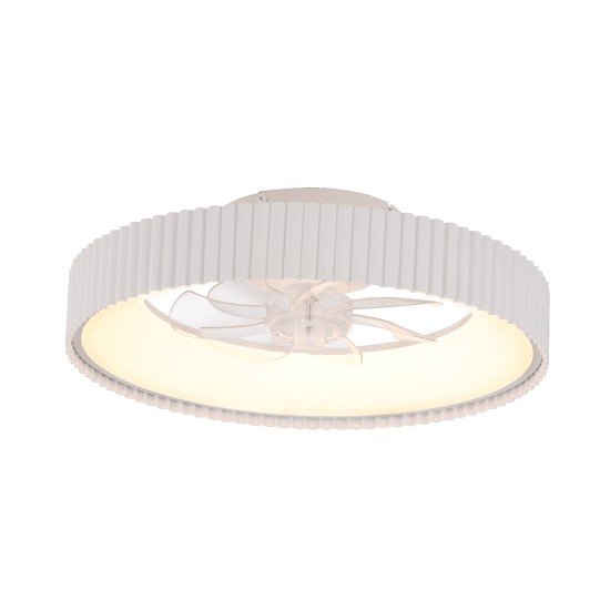 ΑΝΕΜΙΣΤΗΡΑΣ ΟΡΟΦΗΣ 20 DIM ΛΕΥΚΟΣ 7 ΠΤΕΡΥΓΙΑ ABS ΤΗΛΕΧΕΙΡΙΣΤΗΡΙΟ& ΧΡΟΝΟΔΙΑΚΟΠΤΗ LED 34W 3332L Φ300mm