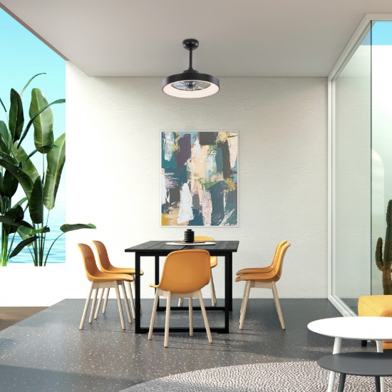 ΑΝΕΜΙΣΤΗΡΑΣ ΟΡΟΦΗΣ 20 DIM ΜΑΥΡΟΣ 7 ΠΤΕΡΥΓΙΑ ABS ΤΗΛΕΧΕΙΡΙΣΤΗΡΙΟ& ΧΡΟΝΟΔΙΑΚΟΠΤΗ LED 34W 3332L Φ300mm