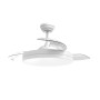ΑΝΕΜ/ΡΑΣ ΜΕ ΦΩΣ LED CCT 36W ΜΕ ΑΝΑΔ/ΝΑ ΠΤΕΡΥΓΙΑ &ΤΗΛ/ΡΙΟ DC35W DIMMABLE Φ106ΕΚ ΛΕΥΚΟΣ