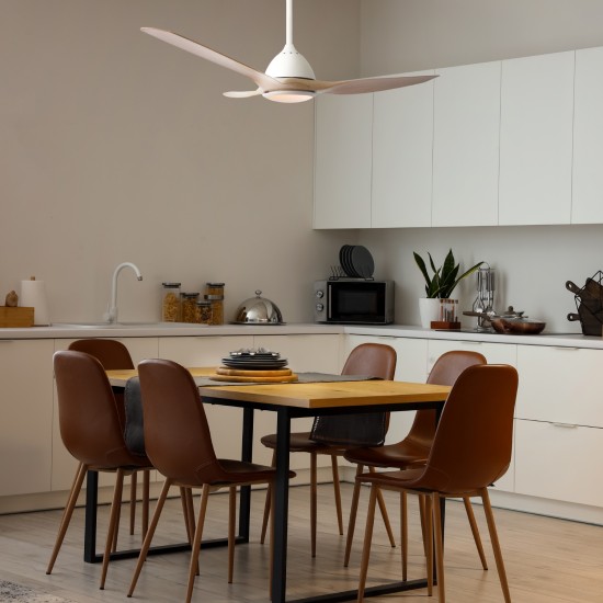 ΑΝΕΜΙΣΤΗΡΑΣ ΟΡΟΦΗΣ ΦΩΣ DIMMABLE Φ132 DC40W 3ABS ΦΥΣΙΚΑ ΠΤΕΡΥΓΙΑ ΤΗΛΕΧΕΙΡΙΣΤΗΡ 2 ΑΝΑΡΤΗΣΕΙΣ 15&25ΕΚ