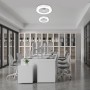 ΑΝΕΜΙΣΤΗΡΑΣ ΟΡΟΦΗΣ ΠΛΑΦΟΝΙΕΡΑ SMART ΛΕΥΚΗ DIMMABLE DC22W Φ50 7 ΔΙΑΦΑΝH ABS ΠΤΕΡΥΓΙΑ ΤΗΛΕΧΕΙΡΙΣΤΗΡΙΟ