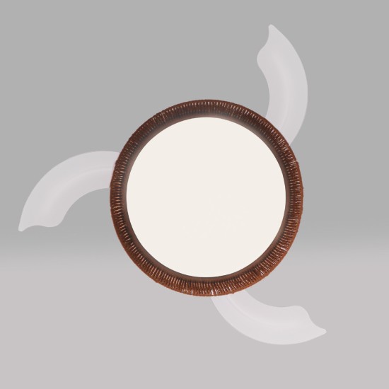  ΑΝΕΜΙΣΤΗΡΑΣ ΟΡΟΦΗΣ DIM ΜΑΤ ΛΕΥΚΟ 3 ΠΤΕΡΥΓΙΑ PC ΤΗΛΕΧΕΙΡΙΣΤΗΡΙΟ ΧΡΟΝΟΔΙΑΚΟΠΤΗ 36W CCT 35W