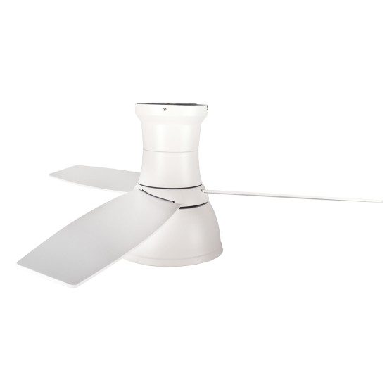  ΑΝΕΜΙΣΤΗΡΑΣ ΟΡΟΦΗΣ DIM ΜΑΤ ΛΕΥΚΟ 3 ΠΤΕΡΥΓΙΑ ΚΟΝΤΡΑ ΠΛΑΚΕ ΤΗΛΕΧΕΙΡΙΣΤΗΡΙΟ ΧΡΟΝΟΔΙΑΚΟΠΤΗ 22W CCT 35W