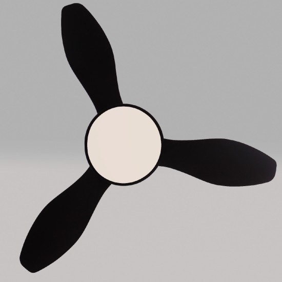 ΑΝΕΜΙΣΤΗΡΑΣ ΟΡΟΦΗΣ ΜΕ ΦΩΣ DIM MΑΤ ΜΑΥΡΟ 3 ΠΤΕΡΥΓΙΑ ABS ΤΗΛΕΧΕΙΡΙΣΤΗΡΙΟ ΧΡΟΝΟΔΙΑΚΟΠΤΗΣ LED 22W 40W