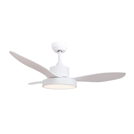 ΑΝΕΜΙΣΤΗΡΑΣ ΟΡΟΦΗΣ ΜΕ ΦΩΣ DIM MΑΤ ΛΕΥΚΟ 3 ΠΤΕΡΥΓΙΑ ABS ΤΗΛΕΧΕΙΡΙΣΤΗΡΙΟ ΧΡΟΝΟΔΙΑΚΟΠΤΗΣ LED 22W 40W