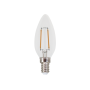 LED FILAMENT E14 C35 2W 6500K 230V AC 265LM RA80