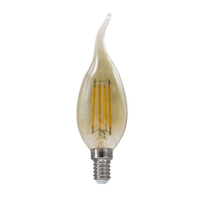 LED FILAMENT E14 STEP-DIM C35 AMBER WITH TIP 4W 2700K 230V AC 500LM RA80 LED FILAMENT E14 STEP-DIM C35 AMBER WITH TIP 4W 2700K 230V AC 500LM RA80