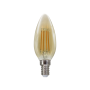 LED FILAMENT E14 DIM C35 AMBER 5W 2700K 230V AC 620LM RA80