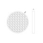 ΦΩΤΙΣΤΙΚΟ ΓΥΨΙΝΟ ΣΤΡΟΓΓΥΛO MOND LED 32W 3000K 967LM Φ60CM 