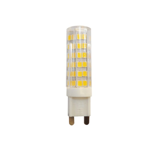 LED SMD G9 CERAMIC 7W 6.000K 600Lm 300° 230V AC Ra80 30.000Hrs 