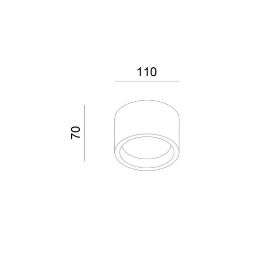 ΦΩΤΙΣΤΙΚΟ ΟΡΟΦΗΣ  ΓΥΨΙΝΟ ΣΤΡΟΓΓΥΛΟ GENI Ι GX53