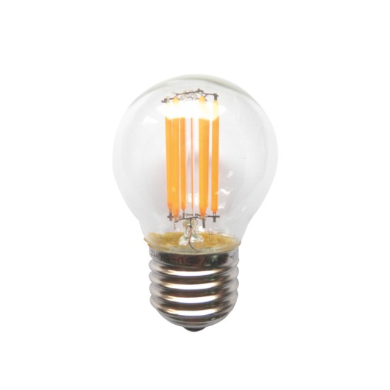 LED FILAMENT E27 BALL 4W 4000K 230V AC 410LM RA80