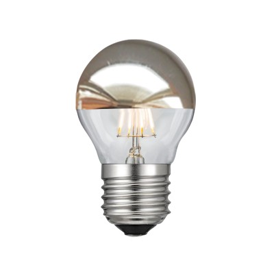 E27 BALL SILVER DIM 4W 2700K 230V AC 390LM LED COG E27 BALL SILVER DIM 4W 2700K 230V AC 390LM LED COG