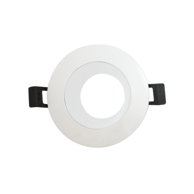 ΣΠΟΤ  GU10 ΣΤΡΟΓΓΥΛΟ ΧΩΝΕΥΤΟ ΣΤΑΘΕΡΟ ΑΛΟΥΜΙΝΙΟΥ ΛΕΥΚΟ Ø87mm