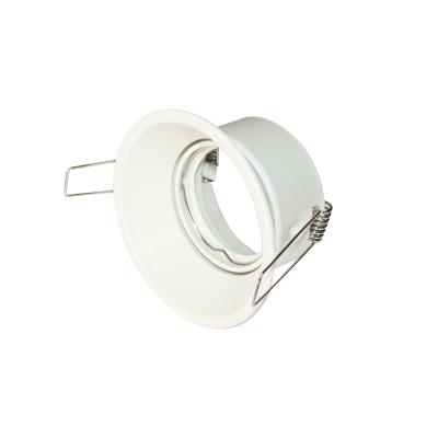 ΣΠΟΤ GU10 TRIMLESS  ΧΩΝΕΥΤΟ ΚΙΝΗΤΟ ΛΕΥΚΟ ΣΤΡΟΓΓΥΛΟ Ø90mm ΣΠΟΤ GU10 TRIMLESS  ΧΩΝΕΥΤΟ ΚΙΝΗΤΟ ΛΕΥΚΟ ΣΤΡΟΓΓΥΛΟ Ø90mm